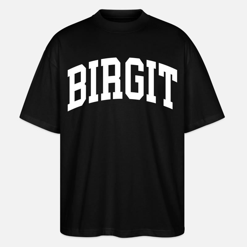 Birgit - T-shirt bio Blaster 2.0 coupe oversize Stanley/Stella Unisexe - noir