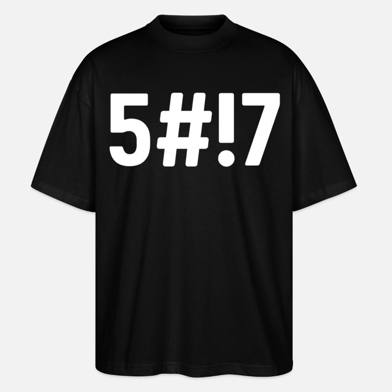 Scheißcode - Stanley/Stella Oversized Unisex Bio T-Shirt Blaster 2.0 - Schwarz