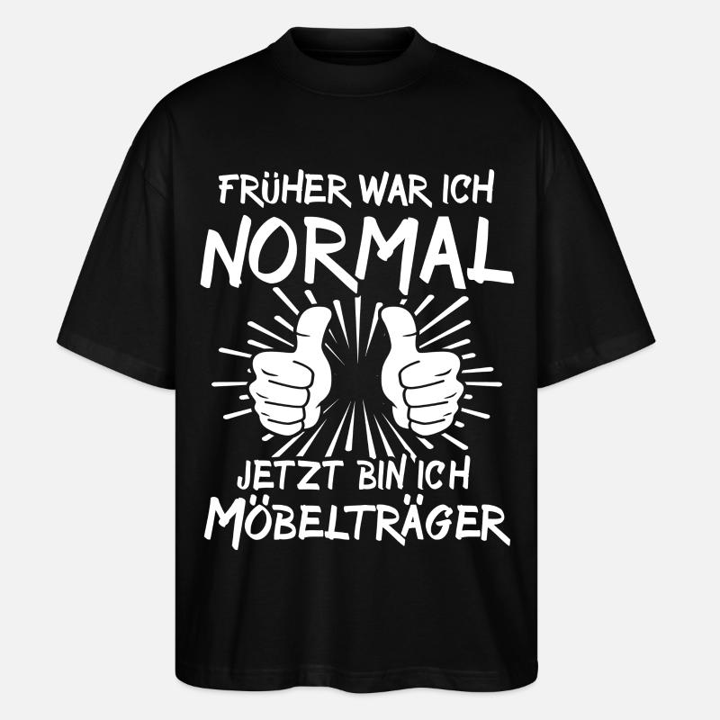 Möbelträger - Stanley/Stella Oversized Unisex Bio T-Shirt Blaster 2.0 - Schwarz
