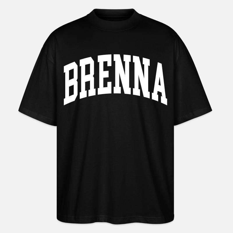 Brenna - T-shirt bio Blaster 2.0 coupe oversize Stanley/Stella Unisexe - noir