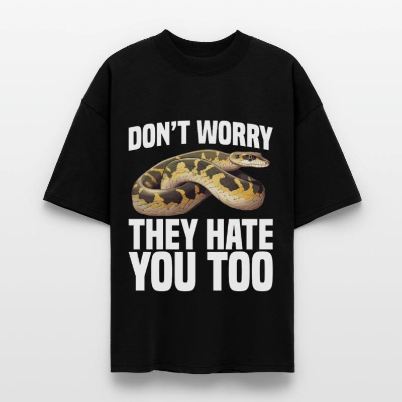  Python Owner Snake Terrarium Reptile Hide Burmese Stanley/Stella Oversized Unisex Organic T-shirt Blaster 2.0