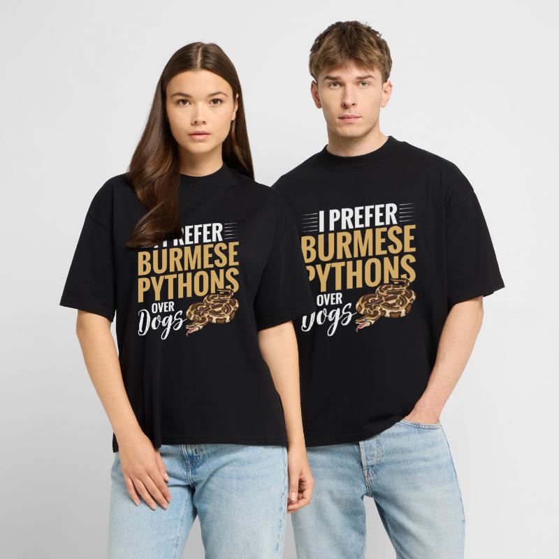 Python birman Stuff Reptile Foos Propriétaire de serpent T-shirt bio Blaster 2.0 coupe oversize Stanley/Stella Unisexe