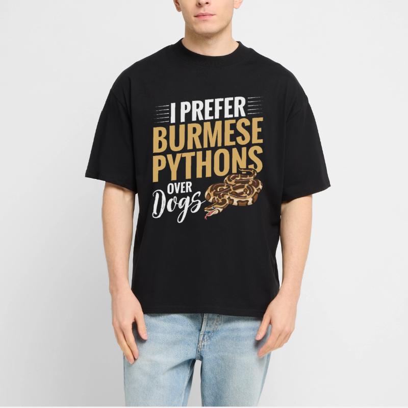 Python birman Stuff Reptile Foos Propriétaire de serpent T-shirt bio Blaster 2.0 coupe oversize Stanley/Stella Unisexe