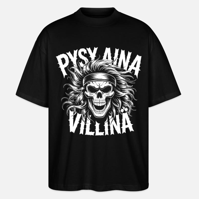Wildschädel-Design - Stanley/Stella Oversized Unisex Bio T-Shirt Blaster 2.0 - Schwarz
