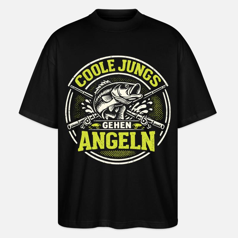 Pêche, Drôle, Expression, Cadeaux Hommes - T-shirt bio Blaster 2.0 coupe oversize Stanley/Stella Unisexe - noir