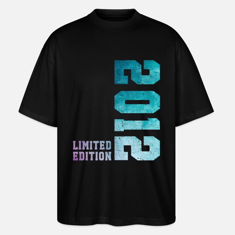 2012 Édition Limitée 14 ans anniversaire - T-shirt bio Blaster 2.0 coupe oversize Stanley/Stella Unisexe - noir