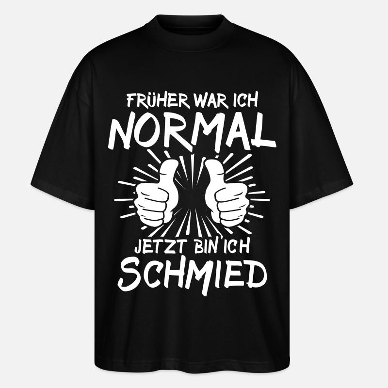 Schmied - Stanley/Stella Oversized Unisex Bio T-Shirt Blaster 2.0 - Schwarz