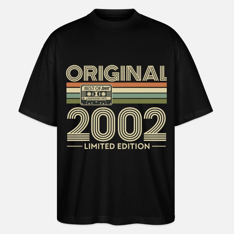 Originale limitierte Edition von 2002 - Stanley/Stella Oversized Unisex Bio T-Shirt Blaster 2.0 - Schwarz
