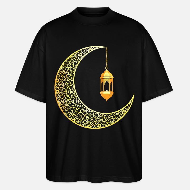 Ramadan Mondsichel Eid Mubarak - Stanley/Stella Oversized Unisex Bio T-Shirt Blaster 2.0 - Schwarz
