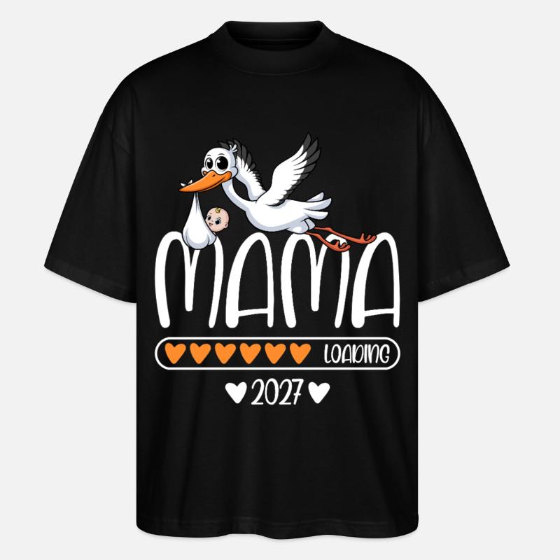 Mama 2027 loading - Stanley/Stella Oversized Unisex Bio T-Shirt Blaster 2.0 - Schwarz