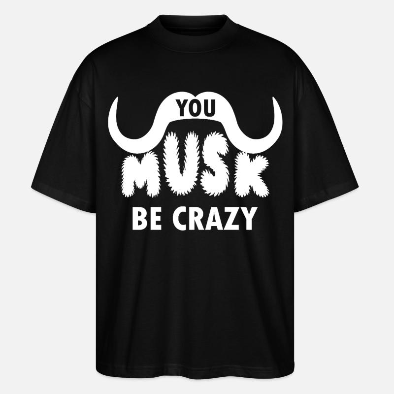FOTOGRAFER MOSKUSEKSEN - Stanley/Stella Oversize Unisex Øko T-shirt Blaster 2.0 - sort