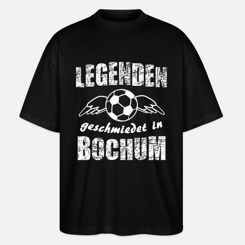 Légendes forgées à Bochum - T-shirt bio Blaster 2.0 coupe oversize Stanley/Stella Unisexe - noir