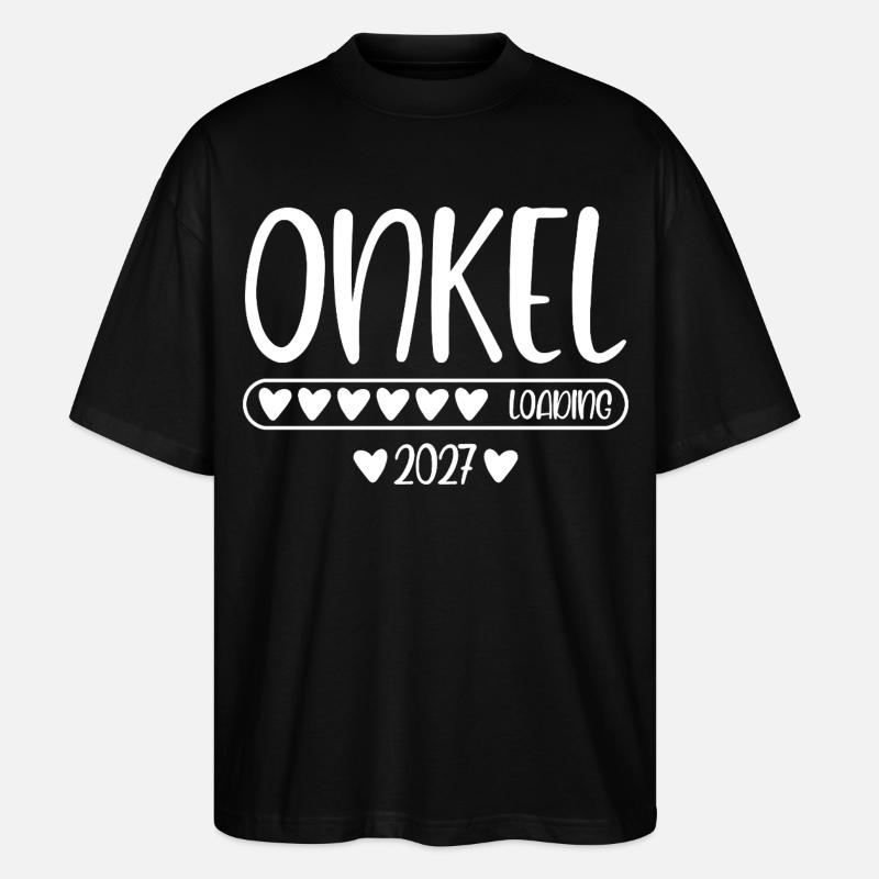 Onkel 2027 loading - Stanley/Stella Oversized Unisex Bio T-Shirt Blaster 2.0 - Schwarz