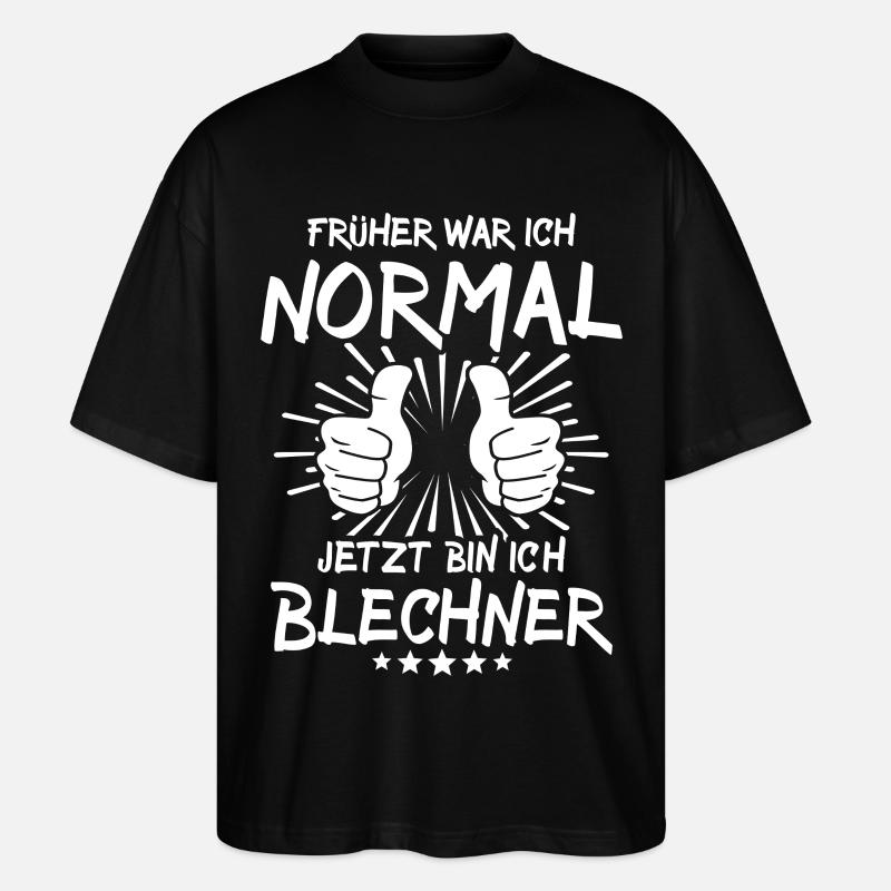Blechner - Stanley/Stella Oversized Unisex Bio T-Shirt Blaster 2.0 - Schwarz