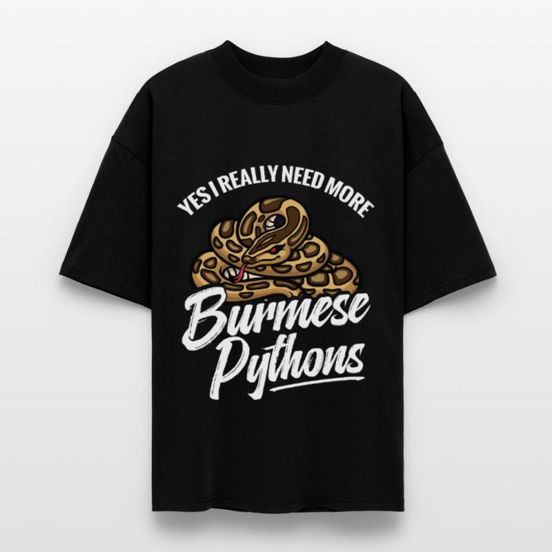  Python Lover Snake Mom Terrarium Reptile Dad Stanley/Stella Oversized Unisex Organic T-shirt Blaster 2.0
