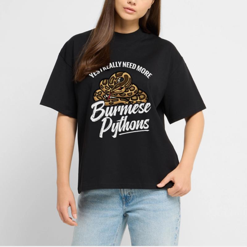  Python Lover Snake Mom Terrarium Reptile Dad Stanley/Stella Oversized Unisex Organic T-shirt Blaster 2.0