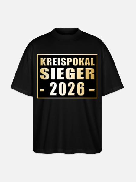 District Cup Winner 2026 - Stanley/Stella Oversized Unisex Organic T-shirt Blaster 2.0 - black