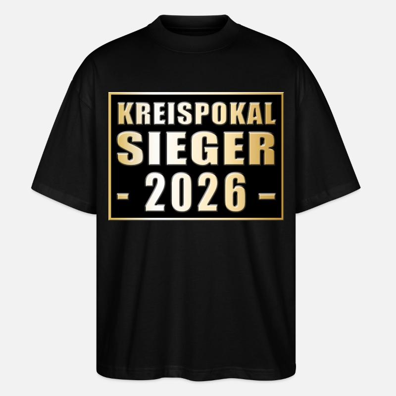District Cup Winner 2026 - Stanley/Stella Oversized Unisex Organic T-shirt Blaster 2.0 - black