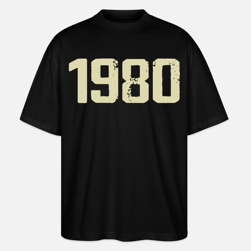 Jubilee 1980 - Stanley/Stella Oversized Unisex Organic T-shirt Blaster 2.0 - black