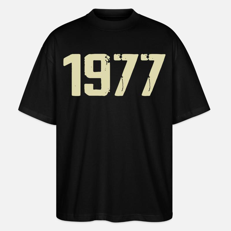 Jubilee 1977 - Stanley/Stella Oversized Unisex Organic T-shirt Blaster 2.0 - black
