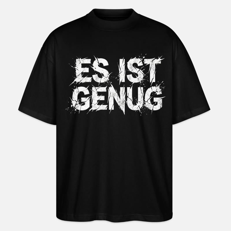 Ça suffit avec le sarcasme - T-shirt bio Blaster 2.0 coupe oversize Stanley/Stella Unisexe - noir