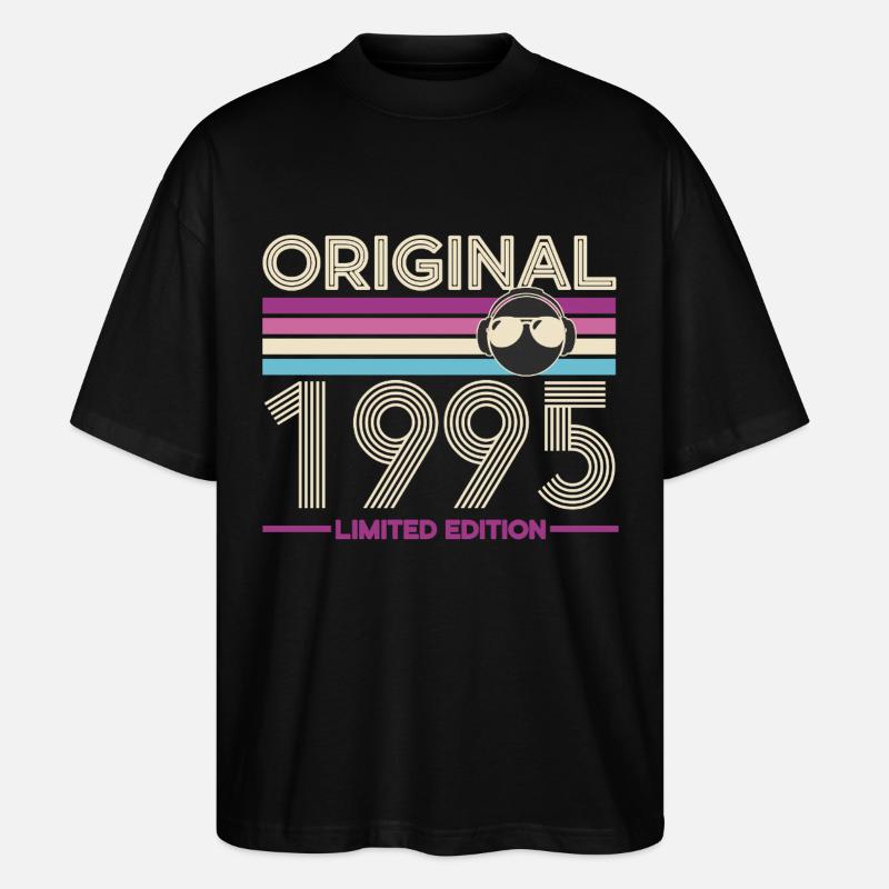 Original 1995 Édition Limitée - T-shirt bio Blaster 2.0 coupe oversize Stanley/Stella Unisexe - noir
