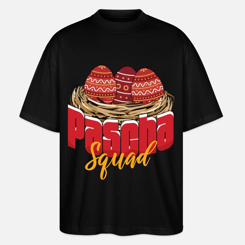 Påskegruppe Ortodoks påske Gresk påske - Stanley/Stella Blaster 2.0 Økologisk Oversized Unisex T-skjorte - svart