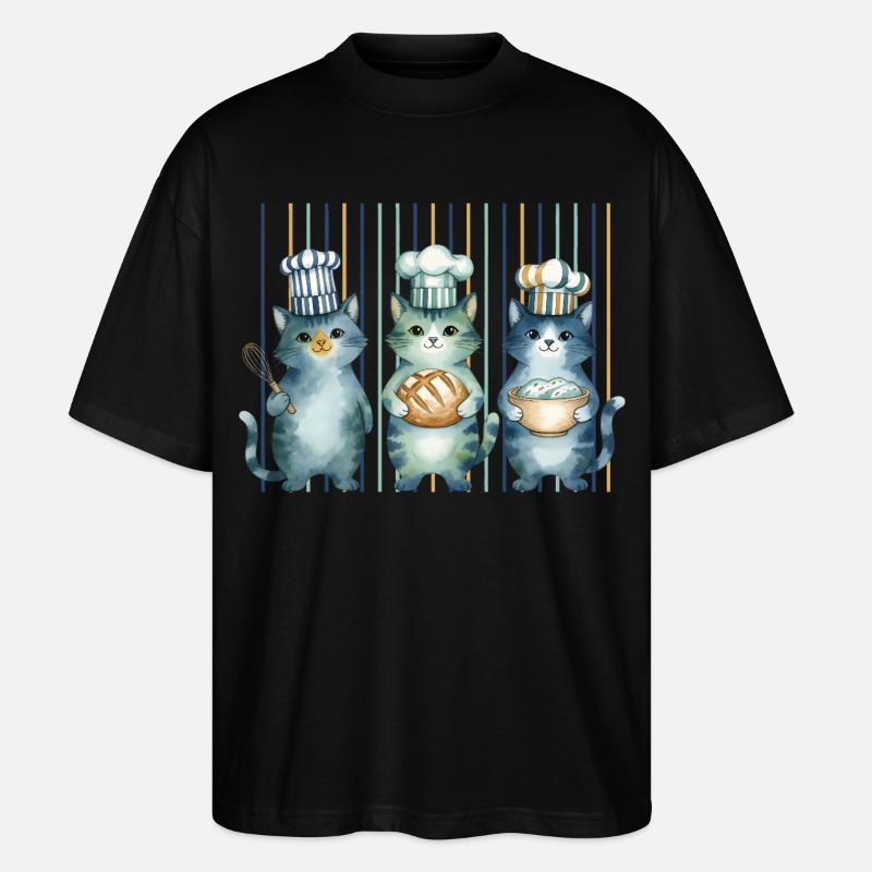 sourdough Bread Baking Baker Sourdough Starter Era - Stanley/Stella Oversized Unisex Organic T-shirt Blaster 2.0 - black