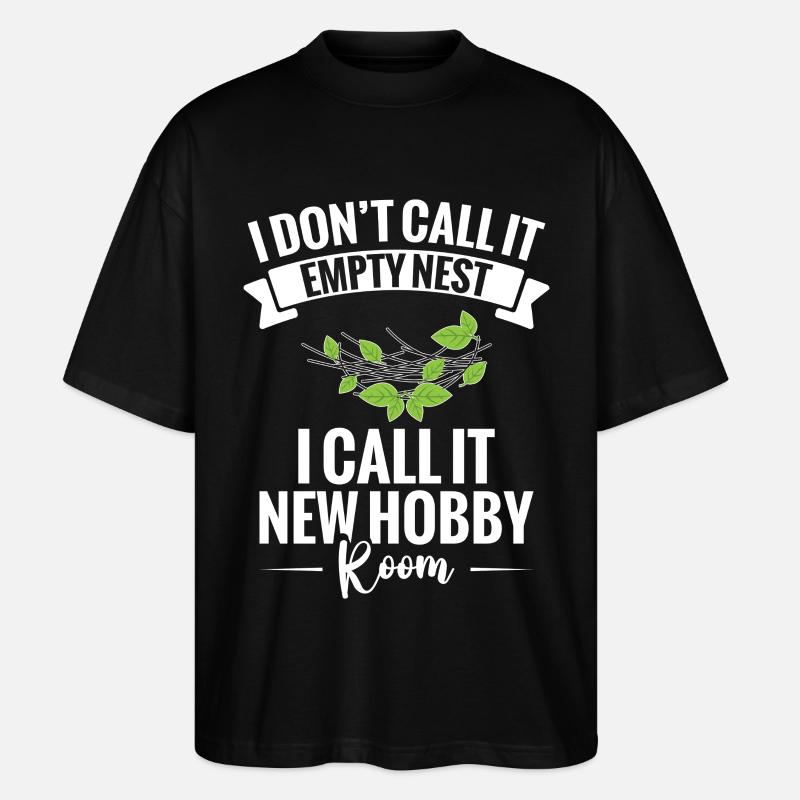 Empty-Nest-Mama von Highschool-Absolvent Empty-Nester - Stanley/Stella Oversized Unisex Bio T-Shirt Blaster 2.0 - Schwarz