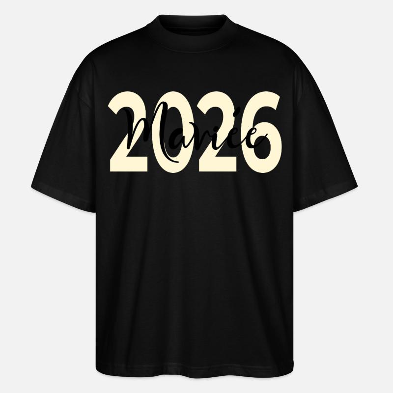 Braut 2026 - Stanley/Stella Oversized Unisex Bio T-Shirt Blaster 2.0 - Schwarz