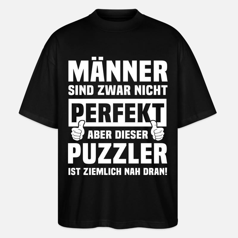 Puzzler - Stanley/Stella Oversized Unisex Bio T-Shirt Blaster 2.0 - Schwarz