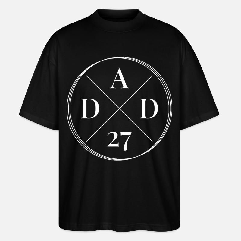 Papa 2027 - Stanley/Stella Oversized Unisex Bio T-Shirt Blaster 2.0 - Schwarz