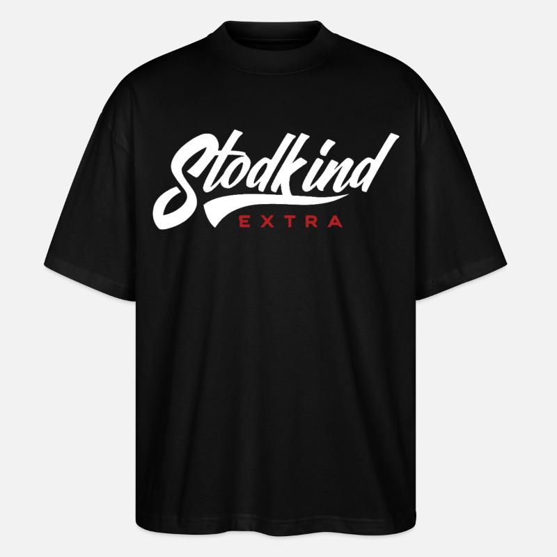 Stodkind Extra WHITE - Stanley/Stella Oversized Unisex Bio T-Shirt Blaster 2.0 - Schwarz