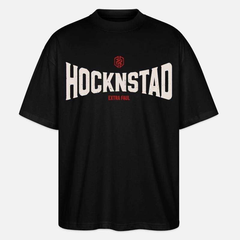Hocknstad - Stanley/Stella Oversized Unisex Bio T-Shirt Blaster 2.0 - Schwarz