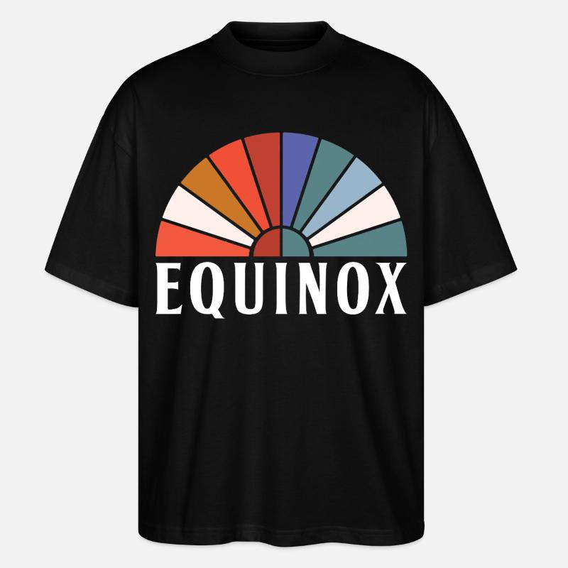 Equinox Happy Easter Ostara Eostre - Stanley/Stella Oversized Unisex Organic T-shirt Blaster 2.0 - black