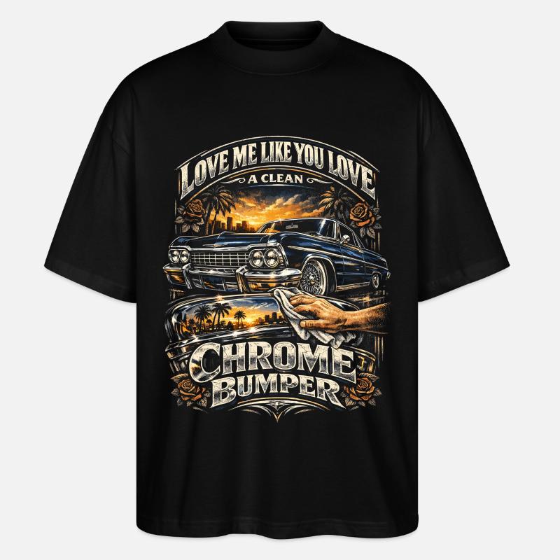 Lowrider Auto - Stanley/Stella Oversized Unisex Bio T-Shirt Blaster 2.0 - Schwarz