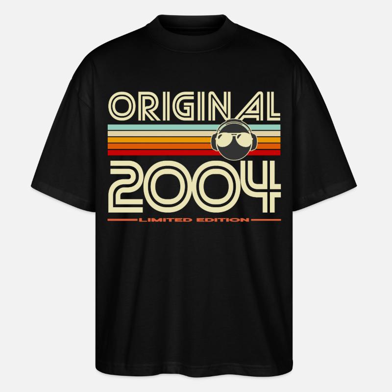 Original 2004 édition limitée - T-shirt bio Blaster 2.0 coupe oversize Stanley/Stella Unisexe - noir