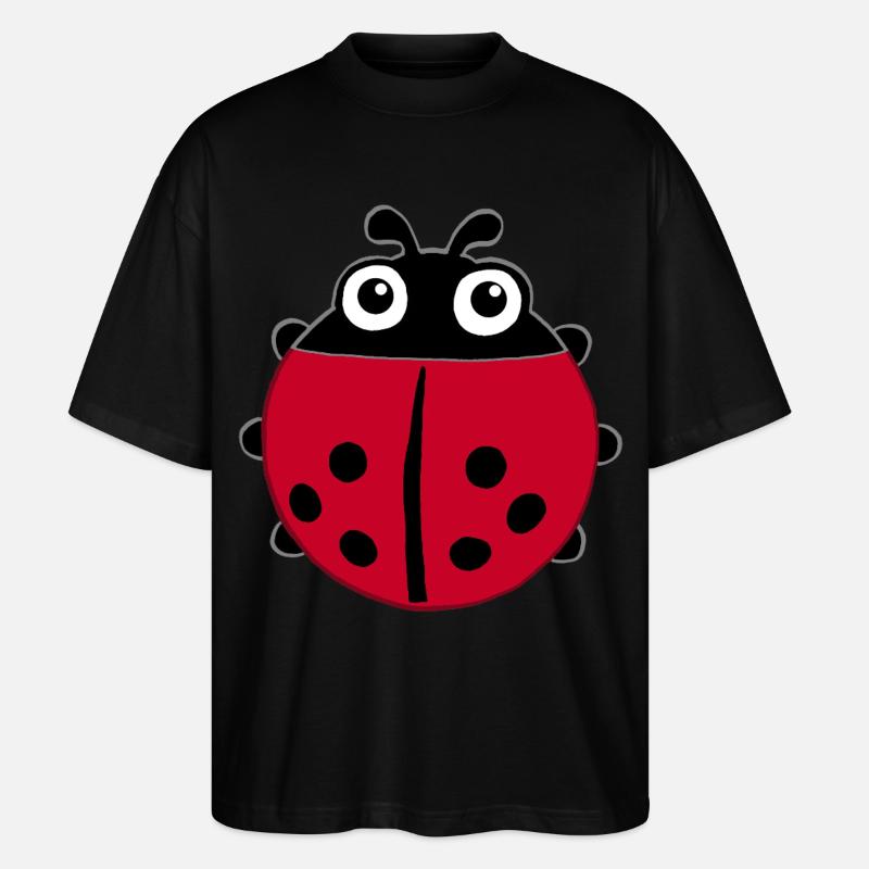Ladybug Manga - Stanley/Stella Oversized Unisex Bio T-Shirt Blaster 2.0 - Schwarz