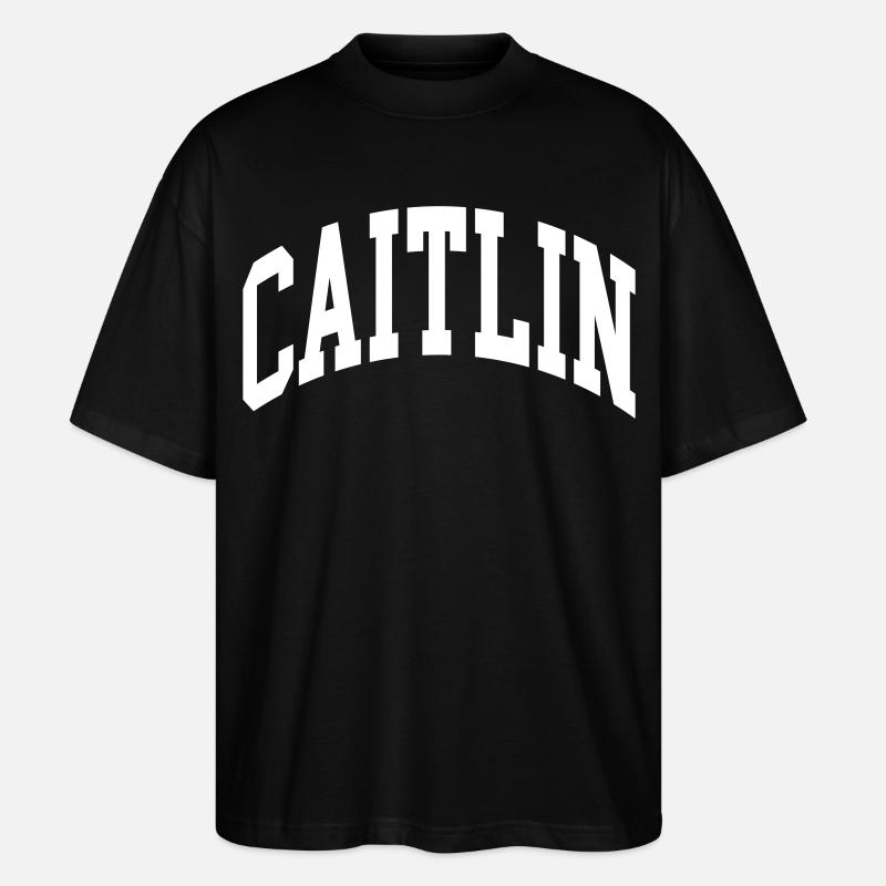 Caitlin - Stanley/Stella Oversized Unisex Bio T-Shirt Blaster 2.0 - Schwarz