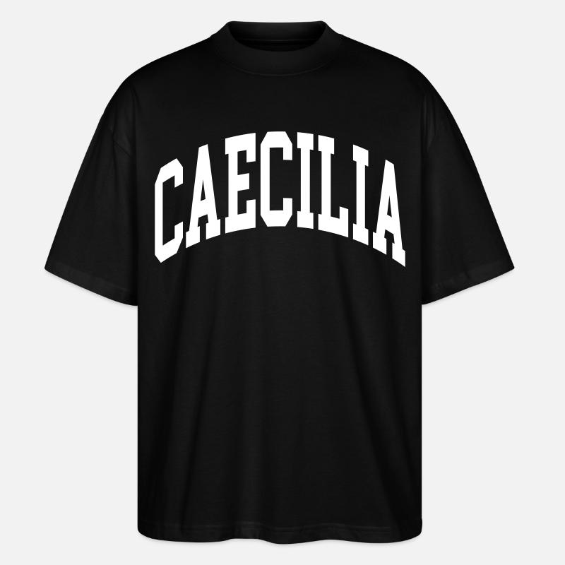 Caecilia - Stanley/Stella Oversized Unisex Bio T-Shirt Blaster 2.0 - Schwarz