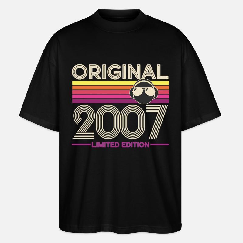 Original 2007 Édition Limitée Retro - T-shirt bio Blaster 2.0 coupe oversize Stanley/Stella Unisexe - noir