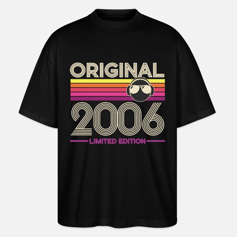 Original 2006 Édition Limitée - T-shirt bio Blaster 2.0 coupe oversize Stanley/Stella Unisexe - noir