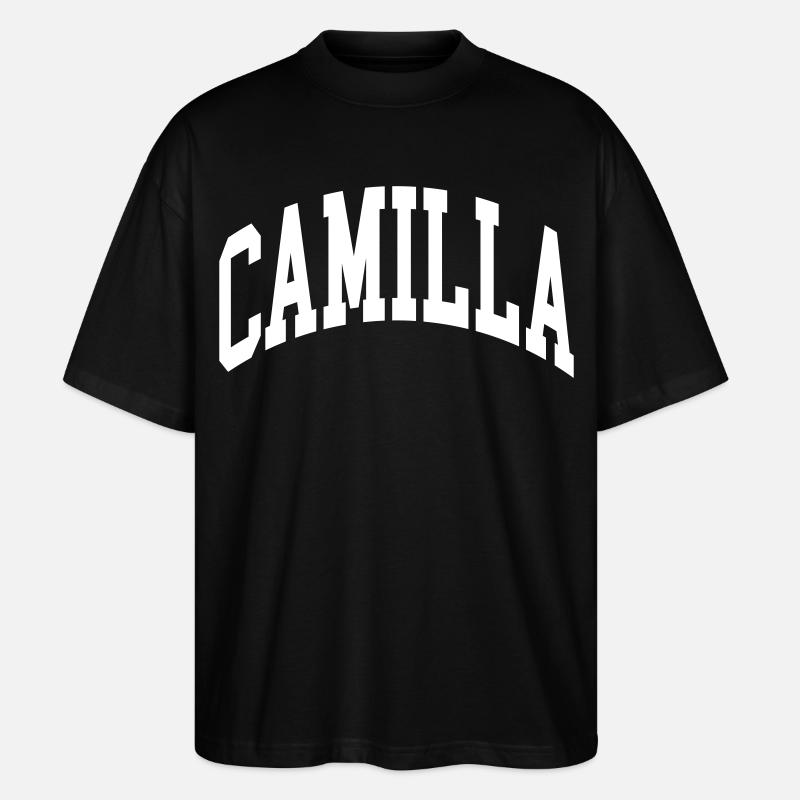 Camilla - T-shirt bio Blaster 2.0 coupe oversize Stanley/Stella Unisexe - noir