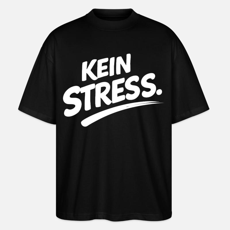 IM FLOW Shirt – Minimal Statement - Stanley/Stella Oversized Unisex Bio T-Shirt Blaster 2.0 - Schwarz
