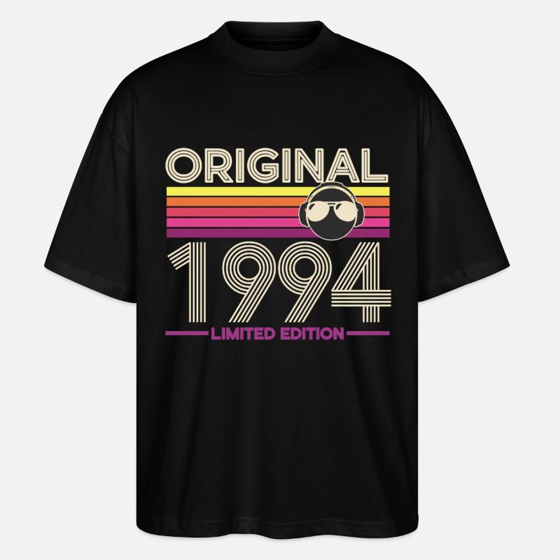 Original 1994 Retro Edition - T-shirt bio Blaster 2.0 coupe oversize Stanley/Stella Unisexe - noir