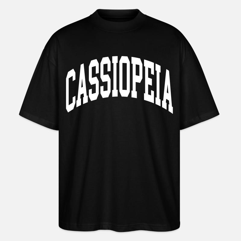 Cassiopée - T-shirt bio Blaster 2.0 coupe oversize Stanley/Stella Unisexe - noir