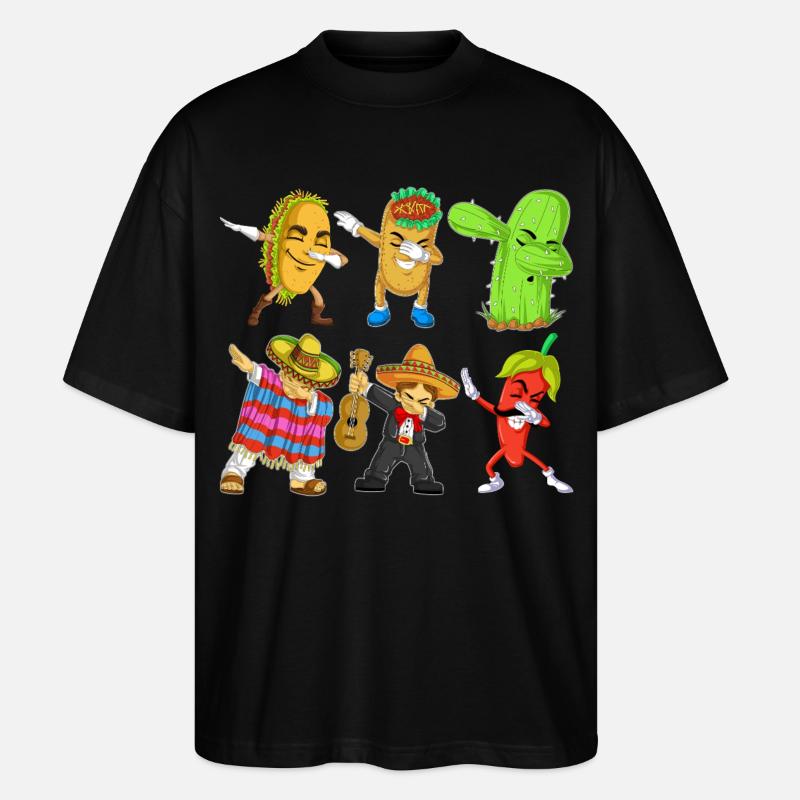 Cinco de Mayo Dab Shirt - T-shirt bio Blaster 2.0 coupe oversize Stanley/Stella Unisexe - noir