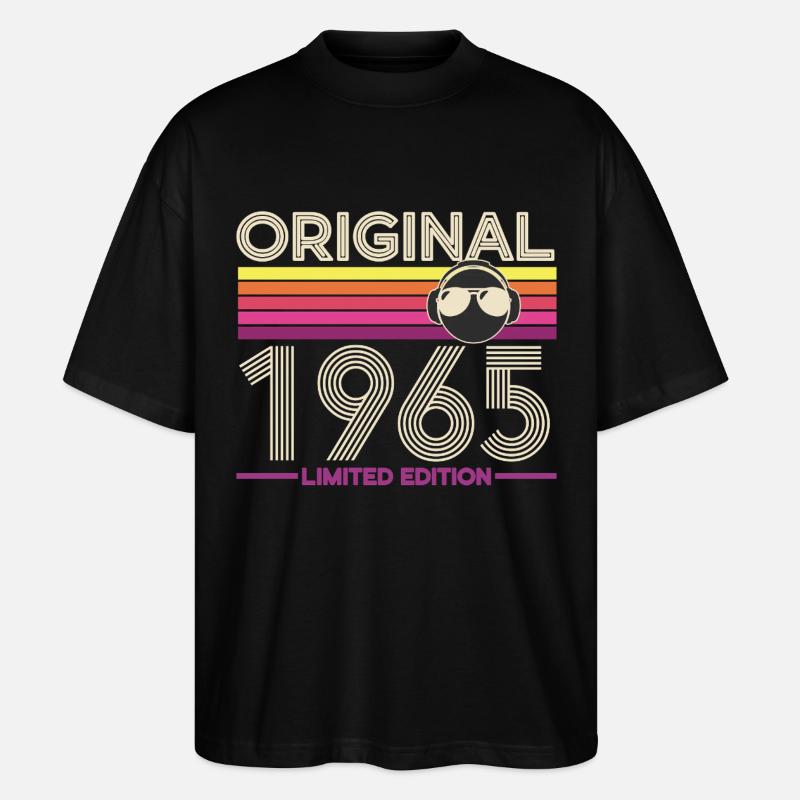 Originale limitierte Edition von 1965 - Stanley/Stella Oversized Unisex Bio T-Shirt Blaster 2.0 - Schwarz