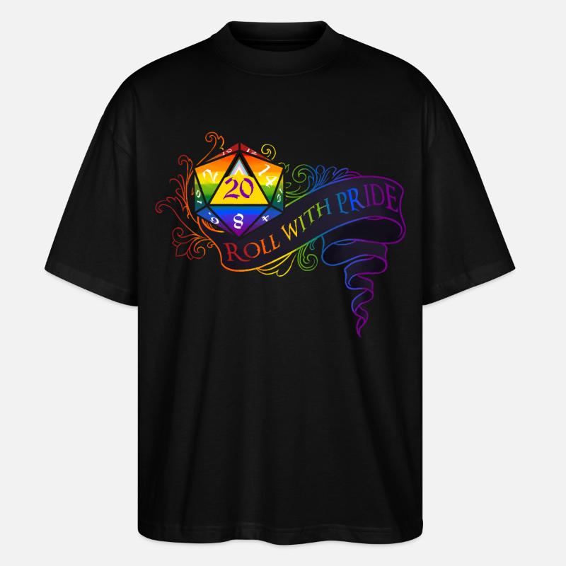 Wieder mit PRIDE spielen! - Stanley/Stella Oversized Unisex Bio T-Shirt Blaster 2.0 - Schwarz