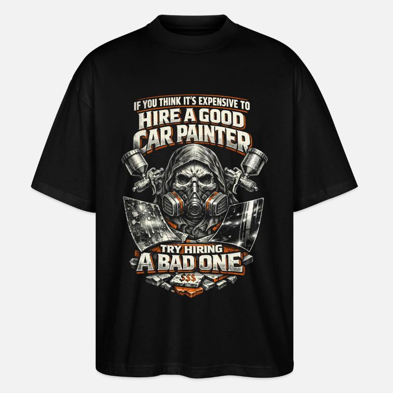 Vehicle Painter Car Painter Painter - Stanley/Stella Oversized Unisex Organic T-shirt Blaster 2.0 - black